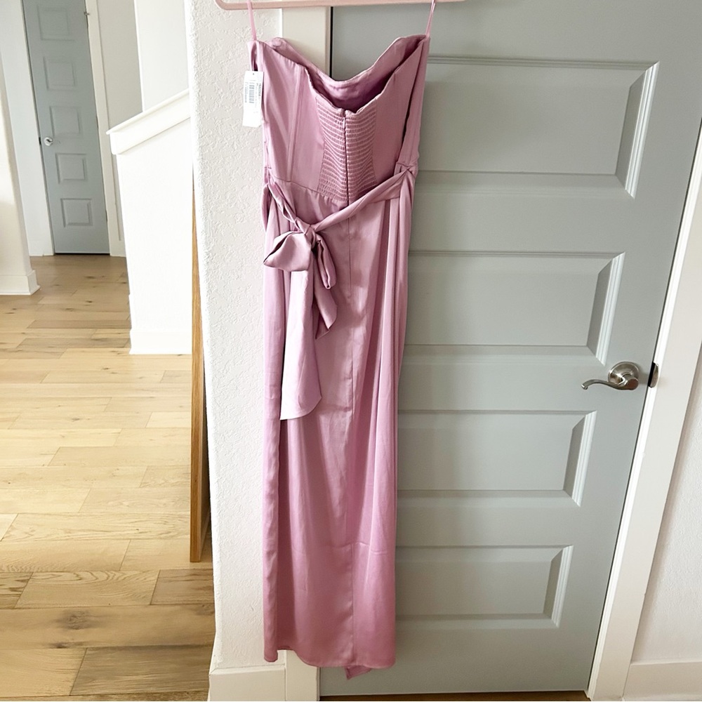NWT V. Chapman June Maxi Dress Gown Mauve Mist - Picture 5 of 7